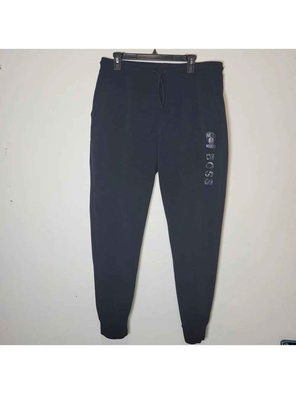 BOSS Hugo Boss NBA Brooklyn Nets Men's Black Activewear Jogger Sweatpants XL